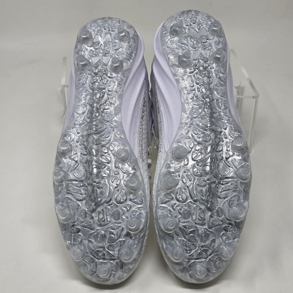 Under Armour Blur 2 MC VVS Football Cleats Mens Size 8 White Metallic Silver New - Picture 5 of 9